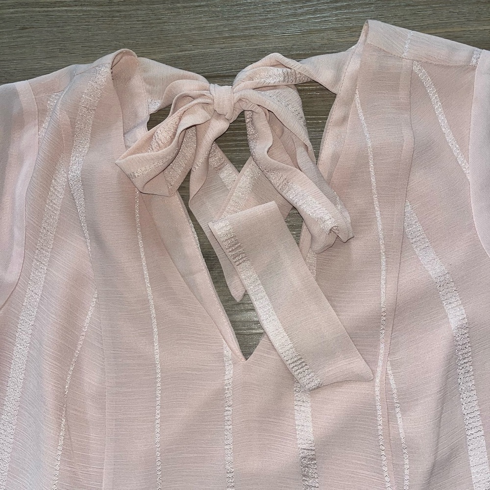 BCBGeneration Blush Tie Back Dress - Picture 5 of 5